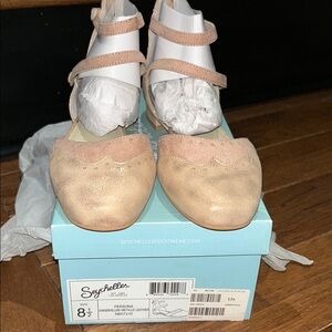 Seychelles Ginger Blush Metallic Leather Sandals